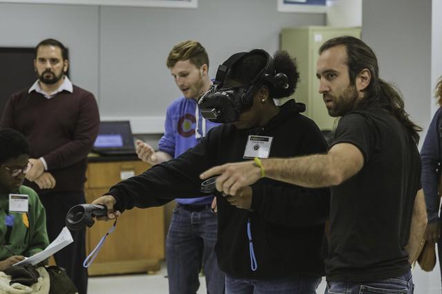 VCU's Advanced Signal Processing in Engineering and Neuroscience (ASPEN) Lab demonstrates virtual reality for rehabilitation